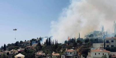 Baf’ta büyük yangın… Evler boşaltıldı