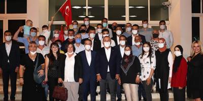 Çavuşoğlu Kıbrıs'ta