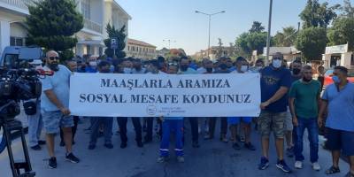 Mağusa Belediyesi'nde UYARI GREVİ!