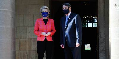 Ursula von der Leyen Kıbrıs'ta