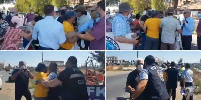 Lefke’de eylem, arbede: "Artık yeter"