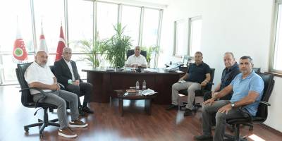 Benli, Ali Kamacıoğlu ve heyetini kabul etti