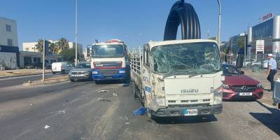 Lefkoşa'da korkutan kaza