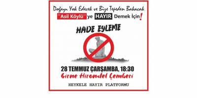 Heykele Hayır Platformu'ndan eylem kararı