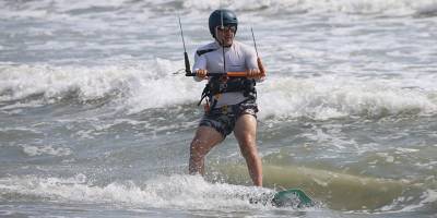 Uçurtma sörfüyle Hatay'dan Karpaz’a varma hedefinde