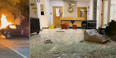 Güneyde olaylı gece: Sigma televizyonuna saldırı