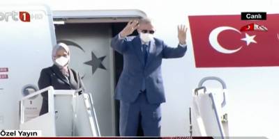 Erdoğan, adadan ayrıldı