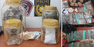 Bir günde 2 operasyon, çok sayıda uyuşturucu