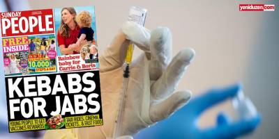 İngiltere’de gençleri aşı olmaya teşvik için kebap!