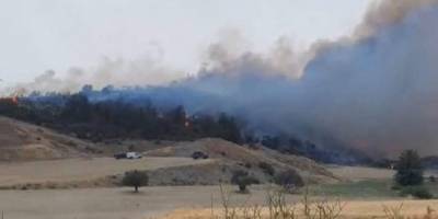 Mallıdağ - Arıdamı köyleri arasındaki yangın kontrol altında