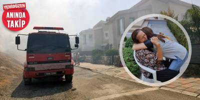 Boğazköy'de yangın kontrol altında