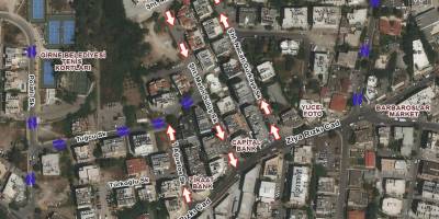 Girne’de bazı sokaklarda tek yön uygulamasına Pazartesi başlanıyor