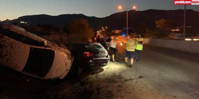 Korkutan kaza: 2 yaralı