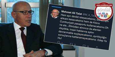 Talat:  “Hem ayrı devlet isteyeceksiniz, hem de ayrılıkçılığın sonuçlarına katlanamayacaksınız”