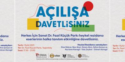 Sanatçıların eserleri parka yerleştiriecek