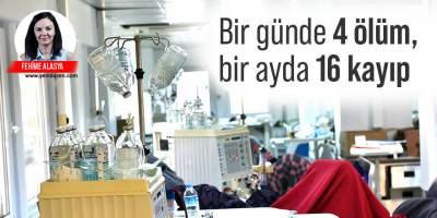 Ağustos'ta  rekor can kaybı