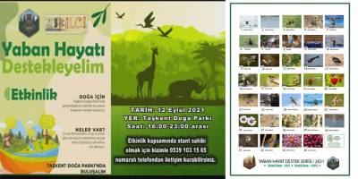 “Yaban Hayatı Destekleyelim” sloganıyla etkinlik düzenleniyor
