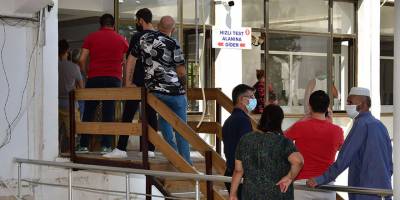 Test merkezlerinde yoğunluk yaşanıyor