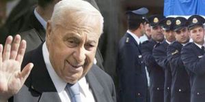 Şaron son yolculuğuna uğurlandı