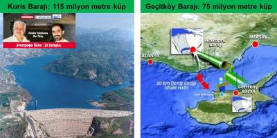 Kıbrıs’ta 105 baraj ve su tankı var