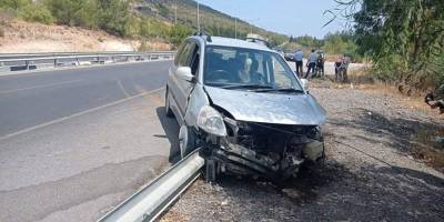 Girne-Lefkoşa anayolunda kaza, 5 yaralı