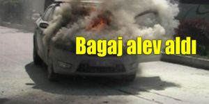 Yanan araçtan kurtuldular
