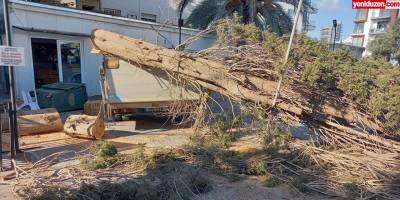Rüzgarlı hava felakete yol açıyordu!