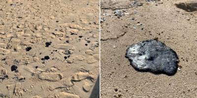 Alagadi ve Kaplıca’da 20 kilo katran topladı