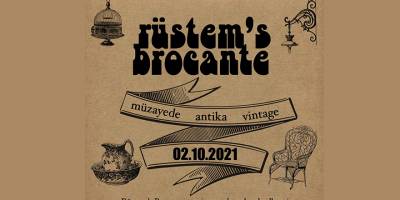 Rüstem Kitabevi’nde müzayede ve antika pazarı