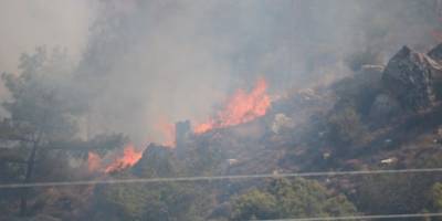 Alevkayası'ndaki yangın kontrol altına alındı