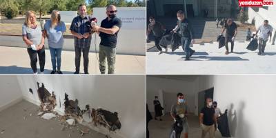 Denktaş’ın anıt mezarındaki çevre düzenlemeleri başladı