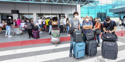 Ercan’da öğrenci trafiği