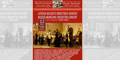  Lefkoşa Belediye Orkestrası  film müzikleri ile Bellapais Manastırı’nda olacak