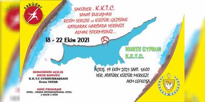 “Saküder Kıbrıs Sanat Buluşması” sergi ve ödül töreni 19 Ekim’de Lefkoşa AKM’de yapılacak