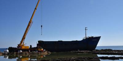 “Chrisdul” isimli kuru yük gemisi parçalandı