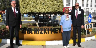 Girne Ziya Rızkı Meydanı açıldı