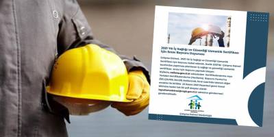 İş Sağlığı ve Güvenliği Uzmanlık Sertifikası Sınavı için başvuru kabul ediyor