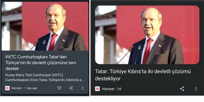 1 Haber 2 başlık !