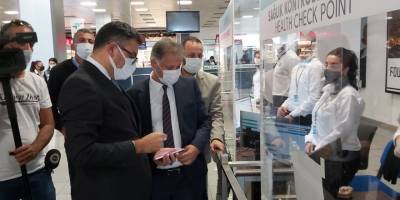 Pilli: “Ercan’da Cuma’ya kadar yolcu girişini rahatlatacak düzenlemeler yapılacak”