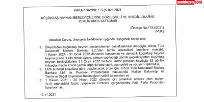 Tarım kredileri Resmi Gazete’de