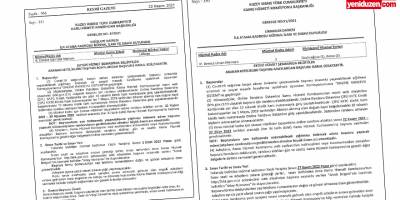 Münhal ve sınav duyuruları açıklandı