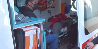 Mahkemeye ambulansla geldi