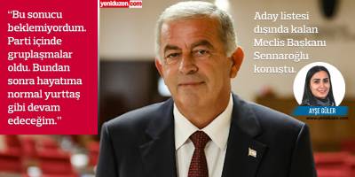 Sennaroğlu: “Beklemiyordum, gruplaşmalar oldu”