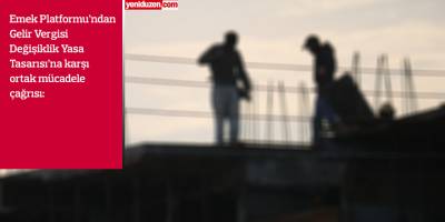 "Krizin faturasını emekçiler ödemeyecek"