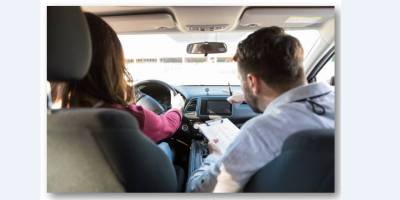 Sürücü Eğiticisi Uygulama sınavı yapılıyor