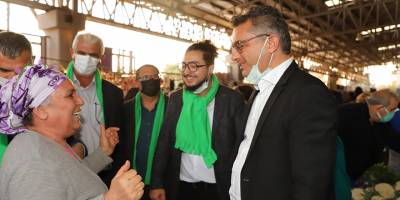 CTP, Mağusa’da açık pazarı gezdi