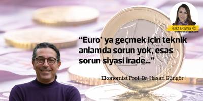 “Euro’ ya geçmek için teknik anlamda sorun yok, esas sorun siyasi irade…”