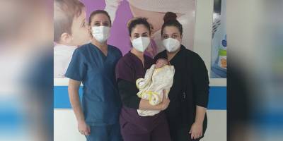 Yeni yılın ilk bebeği Azra Ateş