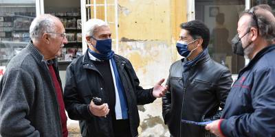 TDP adayları, Mağusa Salamis Yolu’nda esnaf ve vatandaşlarla buluştu