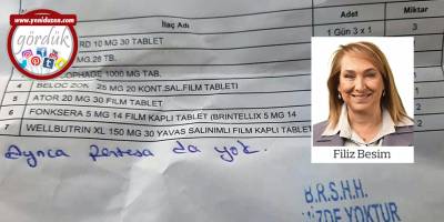 Besim: “8 kalem ilaç, hiçbiri yok…”